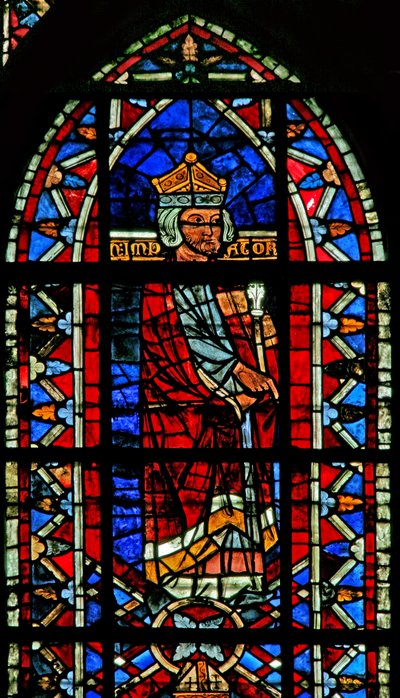 Window depicting Emperor Henry I of Constantinople by French School