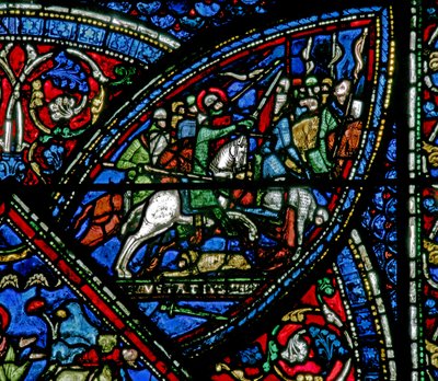 Life of St Eustache: He Joins the Army and Does Battle by French School