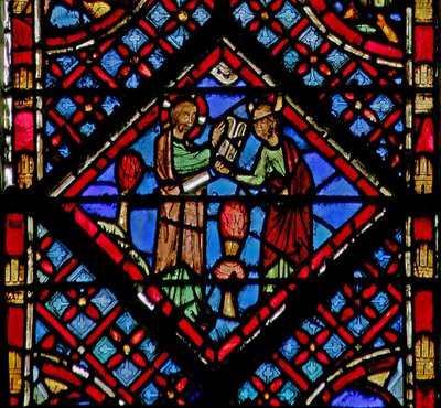 God Gives Moses a New Set of the Tables of the Law by French School