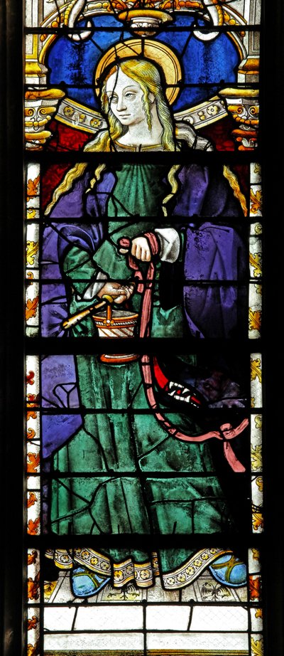 Window depicting St Martha by French School