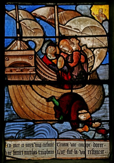 A Scene from a Legend of St Nicholas: The Miracle of the Boy and the Cup by French School