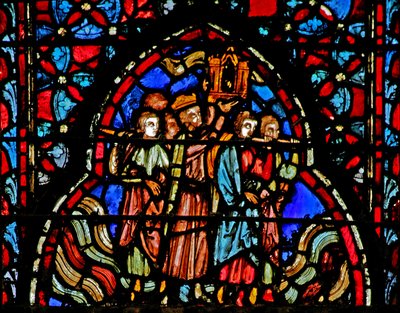 The Crossing of the River Jordan with the Ark of the Covenant. Josh 3:15-16 by French School