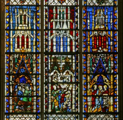 Window depicting the Calling of Andrew and Peter by French School