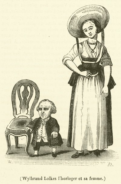 Wylbrand Lolkes the Watchmaker and His Wife by French School