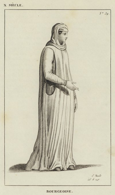 10th Century, Bourgeoise by French School