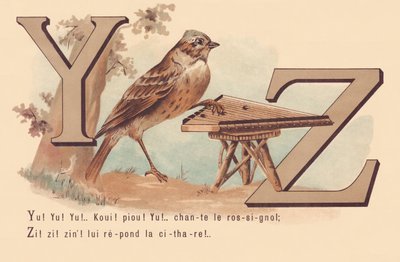 YZ: Yu! Yu! Yu! Koui! piou! Yu! Sing the Nightingale Zi! Zi! Zi! The cithar answers him! by French School