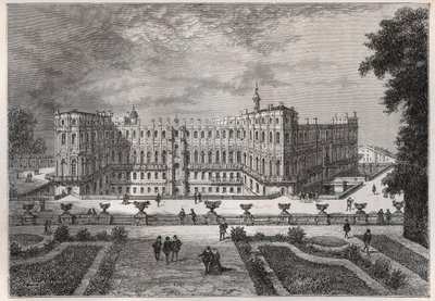 View of the castle of Saint-Germain (Saint Germain) (Seine and Oise) under Henri IV - engraving from L