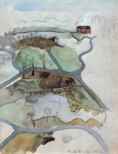 View of Central Park by Frida Kahlo