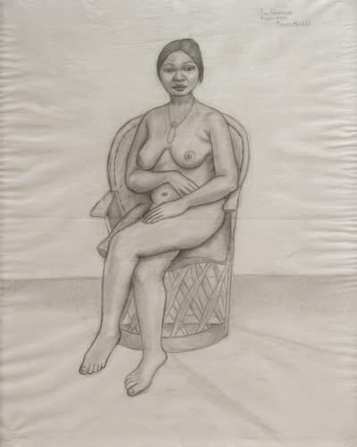 Eva Frederick Nude by Frida Kahlo