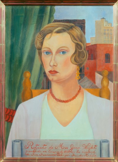 Portrait of Mrs. Jean Wight by Frida Kahlo