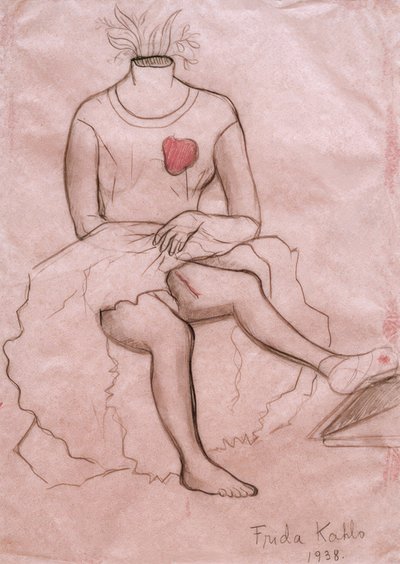 Self-Portrait Showing the Scar by Frida Kahlo