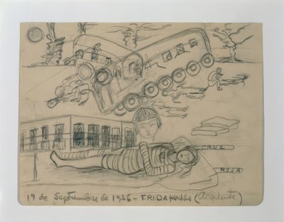The Accident by Frida Kahlo