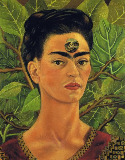 Thinking about Death by Frida Kahlo