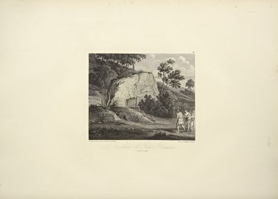 Rock of Inti-Guaicu, Drawn by Koch, Engraved by Dutterhoffer, Illustration from 
