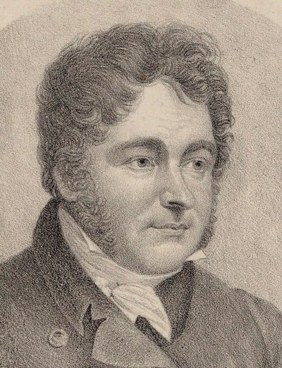 Portrait of the Composer Johann Bernhard Logier 1777-1846 by Friedrich August Fricke