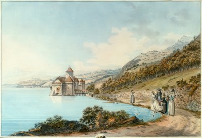 Chillon Castle by Friedrich Georg Wexelberg