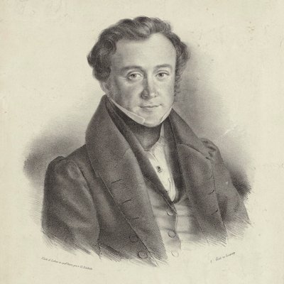 Portrait of the Composer Johann Wenzel Kalliwoda, 1801-1866 by Friedrich Gustav Schlick