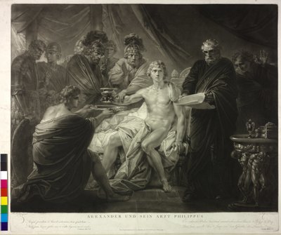 Alexander the Great and His Physician Philip by Friedrich Heinrich Fuger