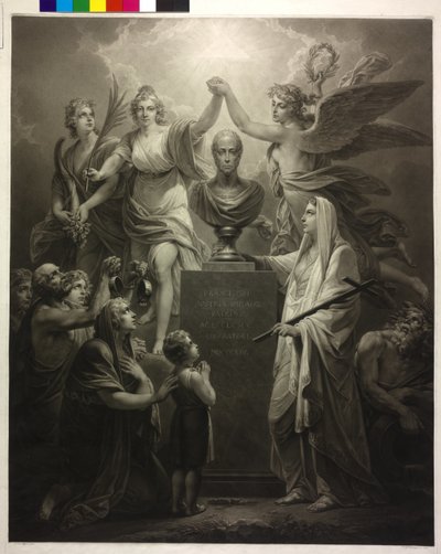 Apotheosis of Emperor Franz II - The Benediction of Peace by Friedrich Heinrich Fuger
