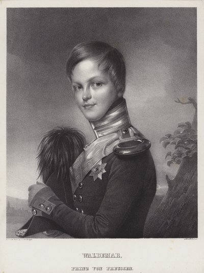 Prince Waldemar of Prussia by Friedrich Jentzen