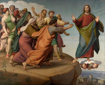 Christ Escapes the Pharisees by Friedrich Overbeck