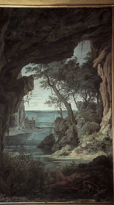 Odysseus Arrival on Ithaca, Scenes from the Odyssey by Friedrich the Elder Preller