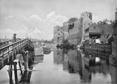 Newark Castle and Bridge, c1896 by Frith and Co
