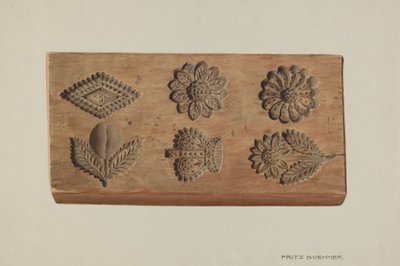 Pa. German Springerle Board by Fritz Boehmer