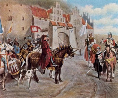 Surrender of the Bergedorf Fortress by Fritz Grotemeyer