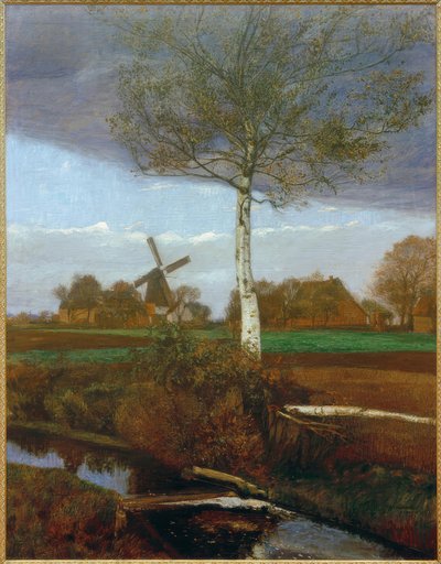 Autumn in the Moor by Fritz Mackensen