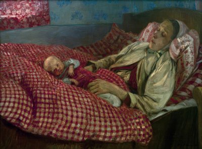The New Mother by Fritz Mackensen