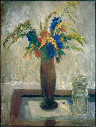 Still Life with a Bouquet of Meadow Flowers by Fritz Mackensen