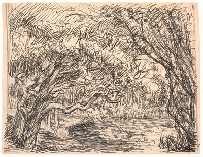 A Forest Lake by Fritz Syberg