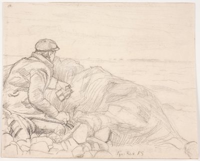 Johannes Larsen Making Studies by Fritz Syberg