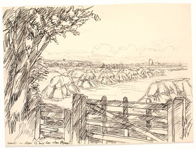 Around Field and Meadow Lay Large Forests by Fritz Syberg