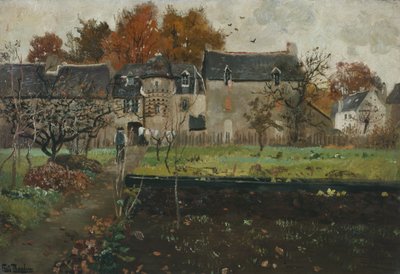 French Farm by Fritz Thaulow