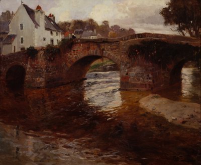 From Quimperlé by Fritz Thaulow