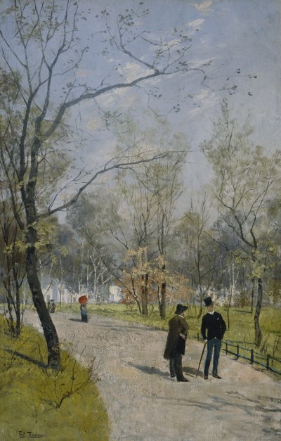 From the Royal Garden by Fritz Thaulow