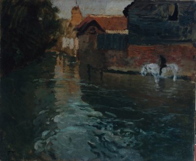River in the North, ca 1893 by Fritz Thaulow