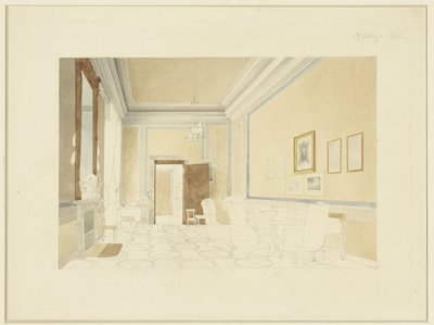 Design for an Interior by Fritz Werner