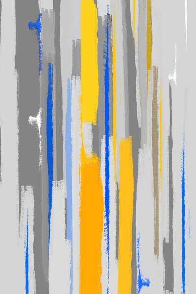 Vibrant Abstract Stripes by Fun Qui