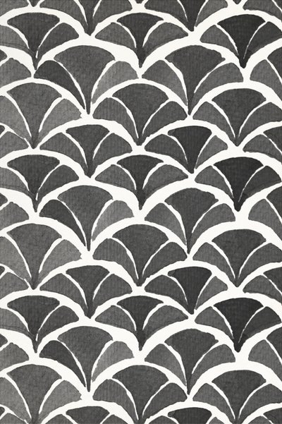 Watercolor Fan Pattern by Fun Qui