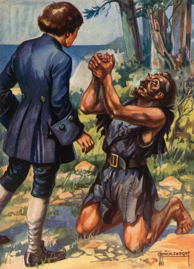 Illustration for Treasure Island by Robert Louis Stevenson by G.P. Micklewright