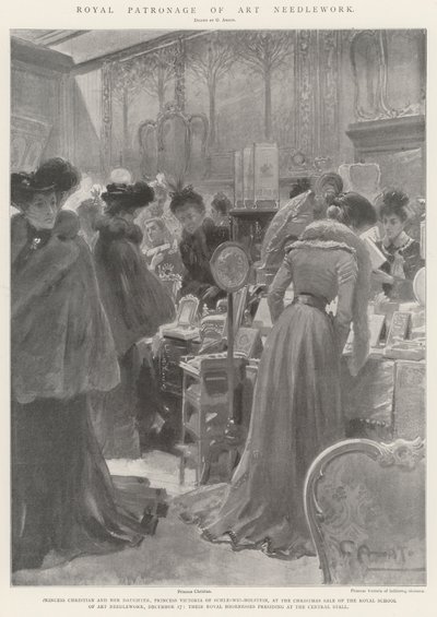 Royal Patronage of Art Needlework by G.S. Amato