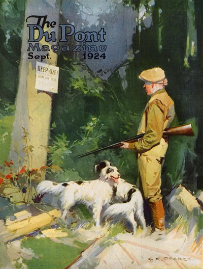 Hunting posted property, front cover of the 