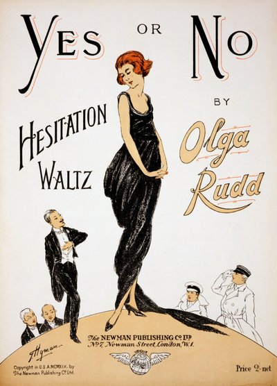 Cover to the sheet music of 
