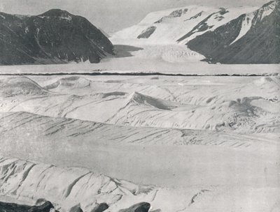 Crevassed Ice at Entrance to Priestley Glacier by G. Murray Levick