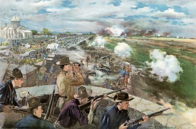 The Battle before Caloocan, February 10, 1899--View from the Chinese Church by G. W. Peters