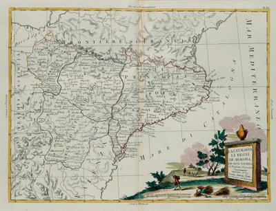 Catalonia, Kingdoms of Aragon and Alta Navarra by G. Zuliani