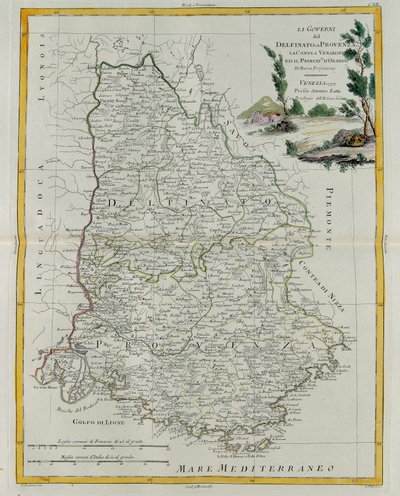 Governances of Dauphin, Provence, County of Venaissin and Principate of Orange by G. Zuliani